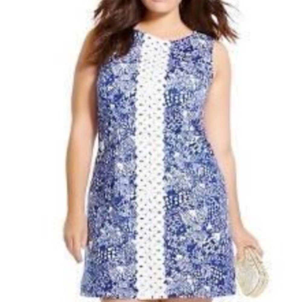 Lilly for Target Upstream Navy Shift Dress, NWT 18